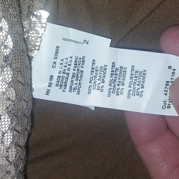 Karen Kane Mojave Sun sequin front blouse NWT - Picture 7 of 7